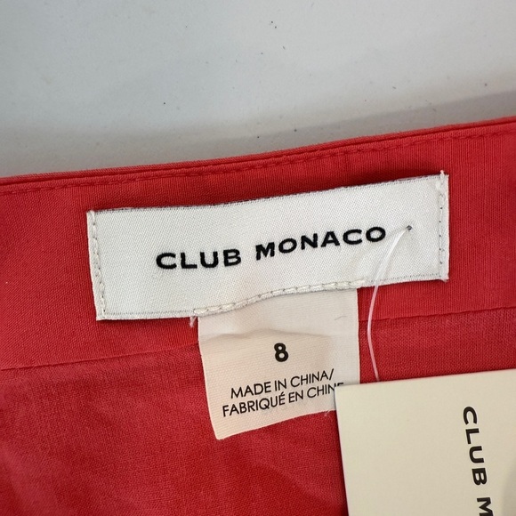 Club Monaco Women's Normaah Mini Skirt, Gathered A-Line Side-Zip Ruffled Skirt - Picture 3 of 4